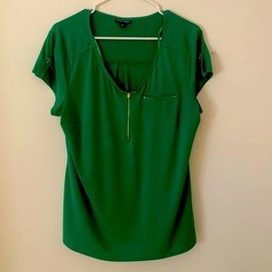 Green blouse